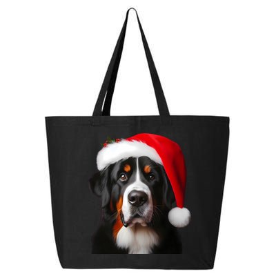Greater Swiss Mountain Dog With Santa Hat Christmas Dog Mom Gift 25L Jumbo Tote