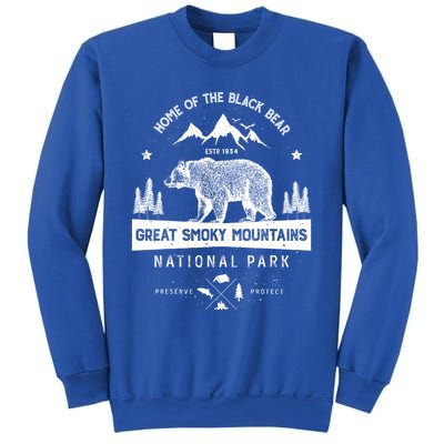 Great Smoky Mountains National Park Gift Bear Vintage Gift Sweatshirt