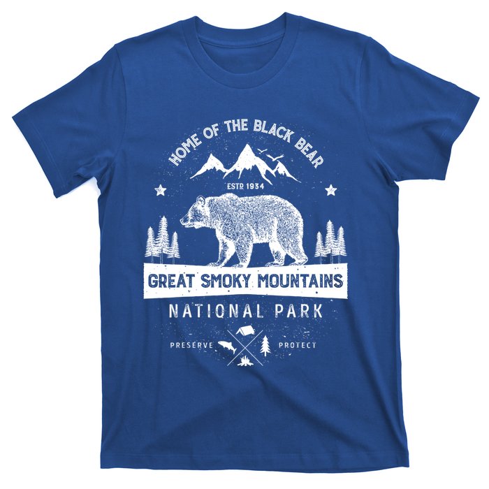 Great Smoky Mountains National Park Gift Bear Vintage Gift T-Shirt