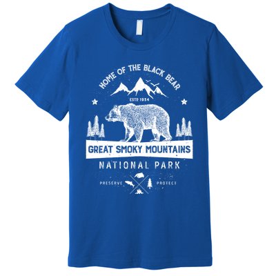 Great Smoky Mountains National Park Gift Bear Vintage Gift Premium T-Shirt