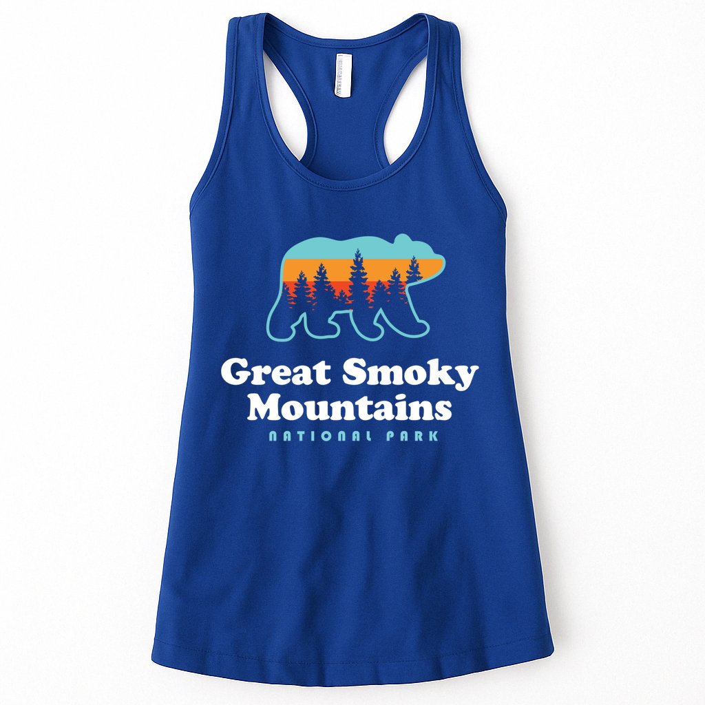 Great Smoky Mountains Great Gift Bear Great Smoky Mountains Gift Womens Tank Top