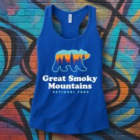 Great Smoky Mountains Great Gift Bear Great Smoky Mountains Gift Womens Tank Top