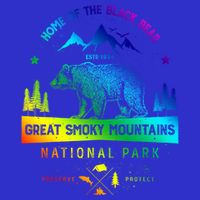 Great Smoky Mountains National Park Gift Bear Vintage Gift Baby Bodysuit