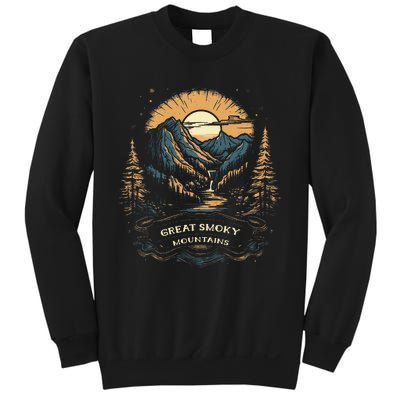 Great Smoky Mountains Retro Usa National Park Sweatshirt