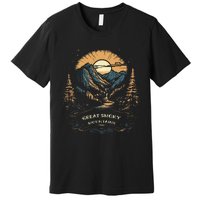 Great Smoky Mountains Retro Usa National Park Premium T-Shirt