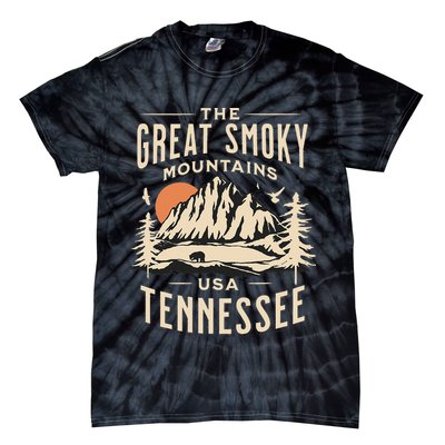 Great Smoky Mountains National Park Tennessee Outdoors Tie-Dye T-Shirt