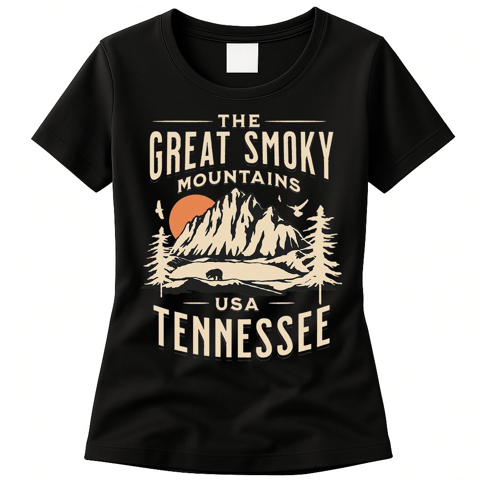 Great Smoky Mountains National Park Tennessee Outdoors Womens T-Shirt