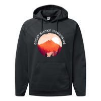 Great Smoky Mountains Hiking Souvenir Performance Fleece Hoodie