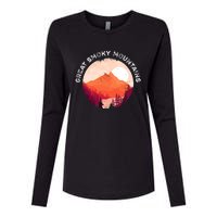 Great Smoky Mountains Hiking Souvenir Womens Cotton Relaxed Long Sleeve T-Shirt