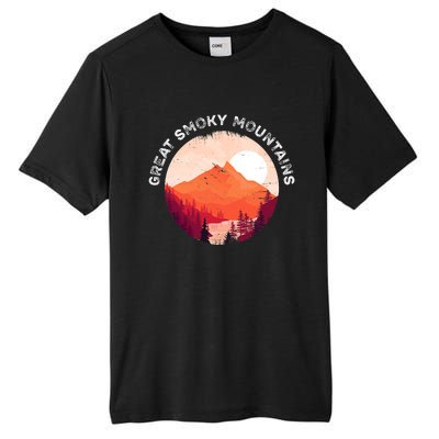 Great Smoky Mountains Hiking Souvenir Tall Fusion ChromaSoft Performance T-Shirt