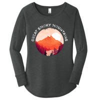 Great Smoky Mountains Hiking Souvenir Women's Perfect Tri Tunic Long Sleeve Shirt