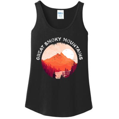 Great Smoky Mountains Hiking Souvenir Ladies Essential Tank