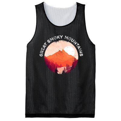 Great Smoky Mountains Hiking Souvenir Mesh Reversible Basketball Jersey Tank