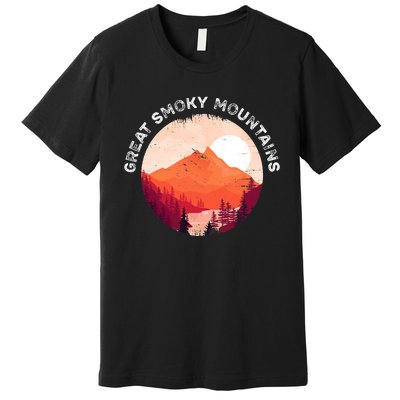 Great Smoky Mountains Hiking Souvenir Premium T-Shirt