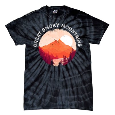 Great Smoky Mountains Hiking Souvenir Tie-Dye T-Shirt