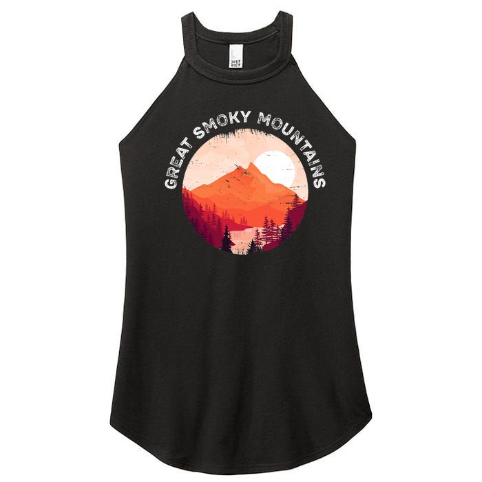 Great Smoky Mountains Hiking Souvenir Women's Perfect Tri Rocker Tank