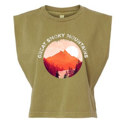 Great Smoky Mountains Hiking Souvenir Garment-Dyed Women's Muscle Tee