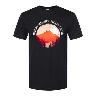 Great Smoky Mountains Hiking Souvenir Softstyle® CVC T-Shirt