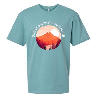 Great Smoky Mountains Hiking Souvenir Sueded Cloud Jersey T-Shirt