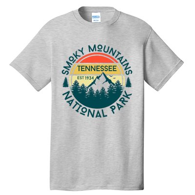 Great Smoky Mountains National Park Tennessee Nature Hiking Tall T-Shirt