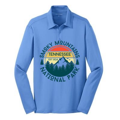 Great Smoky Mountains National Park Tennessee Nature Hiking Silk Touch Performance Long Sleeve Polo