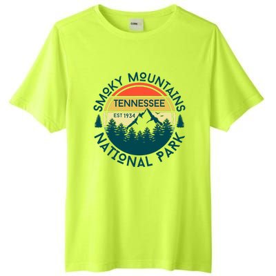 Great Smoky Mountains National Park Tennessee Nature Hiking Tall Fusion ChromaSoft Performance T-Shirt