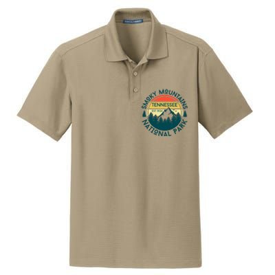 Great Smoky Mountains National Park Tennessee Nature Hiking Dry Zone Grid Polo