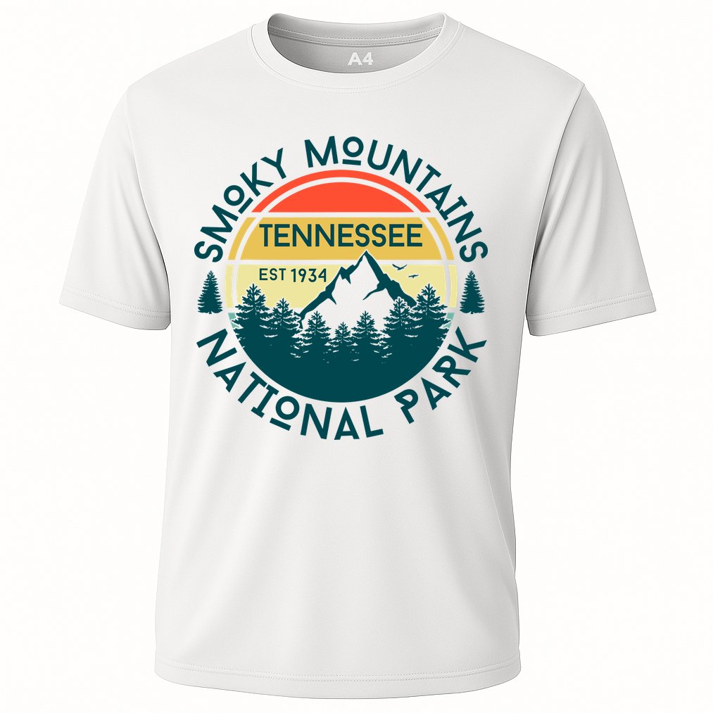Great Smoky Mountains National Park Tennessee Nature Hiking Cooling Performance Crew T-Shirt
