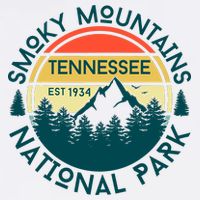 Great Smoky Mountains National Park Tennessee Nature Hiking Cooling Performance Crew T-Shirt