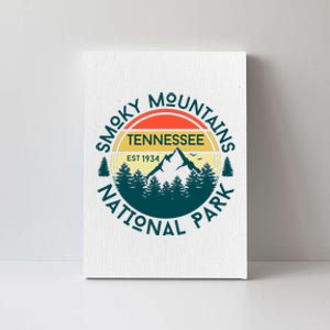 Great Smoky Mountains National Park Tennessee Nature Hiking Canvas