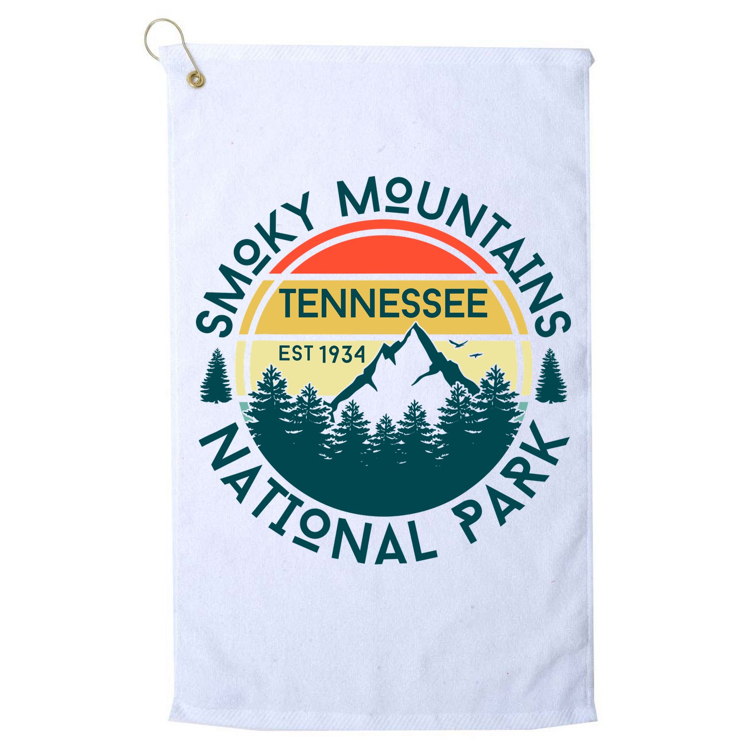 Great Smoky Mountains National Park Tennessee Nature Hiking Golf Towel