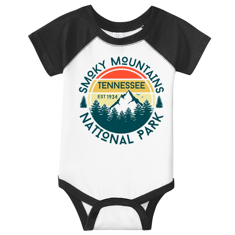 Great Smoky Mountains National Park Tennessee Nature Hiking Infant Baby Jersey Bodysuit