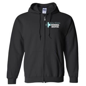 Grey Sloan Memorial Hospital Hoodie Full Zip Hoodie