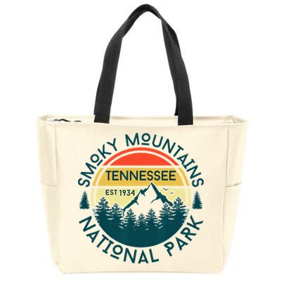 Great Smoky Mountains National Park Tennessee Outdoors Zip Tote Bag