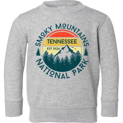 Great Smoky Mountains National Park Tennessee Outdoors Toddler Sweatshirt