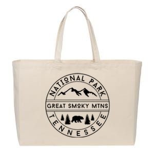 Great Smoky Mountains National Park Tennessee Nature Hiking Cotton Canvas Jumbo Tote