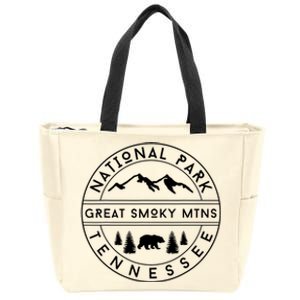 Great Smoky Mountains National Park Tennessee Nature Hiking Zip Tote Bag