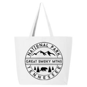 Great Smoky Mountains National Park Tennessee Nature Hiking 25L Jumbo Tote