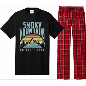 Great Smoky Mountains National Park Tennessee Retro Gift Pajama Set