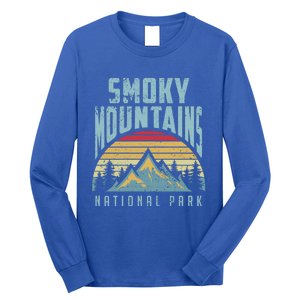 Great Smoky Mountains National Park Tennessee Retro Gift Long Sleeve Shirt