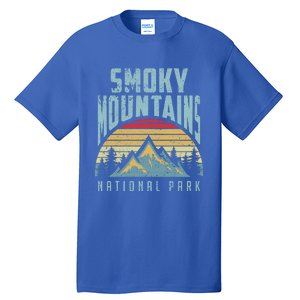 Great Smoky Mountains National Park Tennessee Retro Gift Tall T-Shirt