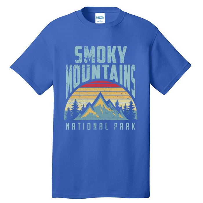 Great Smoky Mountains National Park Tennessee Retro Gift Tall T-Shirt