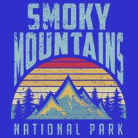 Great Smoky Mountains National Park Tennessee Retro Gift Baby Bodysuit