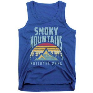 Great Smoky Mountains National Park Tennessee Retro Gift Tank Top