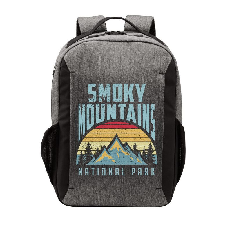 Great Smoky Mountains National Park Tennessee Retro Gift Vector Backpack