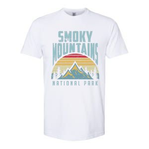 Great Smoky Mountains National Park Tennessee Retro Gift Softstyle CVC T-Shirt