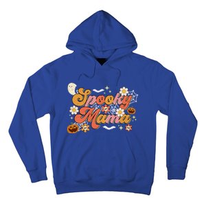 Groovy Spooky Mama Birthday Family Matching Halloween Cool Gift Hoodie