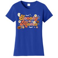 Groovy Spooky Mama Birthday Family Matching Halloween Cool Gift Women's T-Shirt