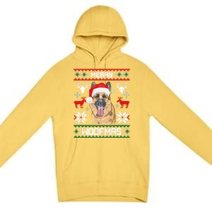 German Shepherd Merry Woofmas Christmas Dog Gift Premium Pullover Hoodie