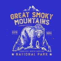 Great Smoky Mountains National Park Bear Vintage Gift Sweatshirt